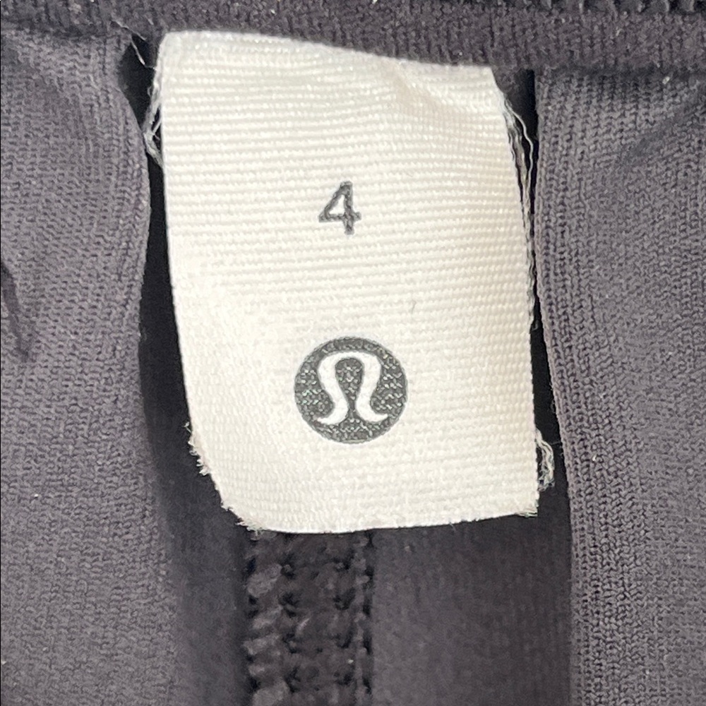 Like new! Lululemon Black Camouflage Joggers - Picture 4 of 5